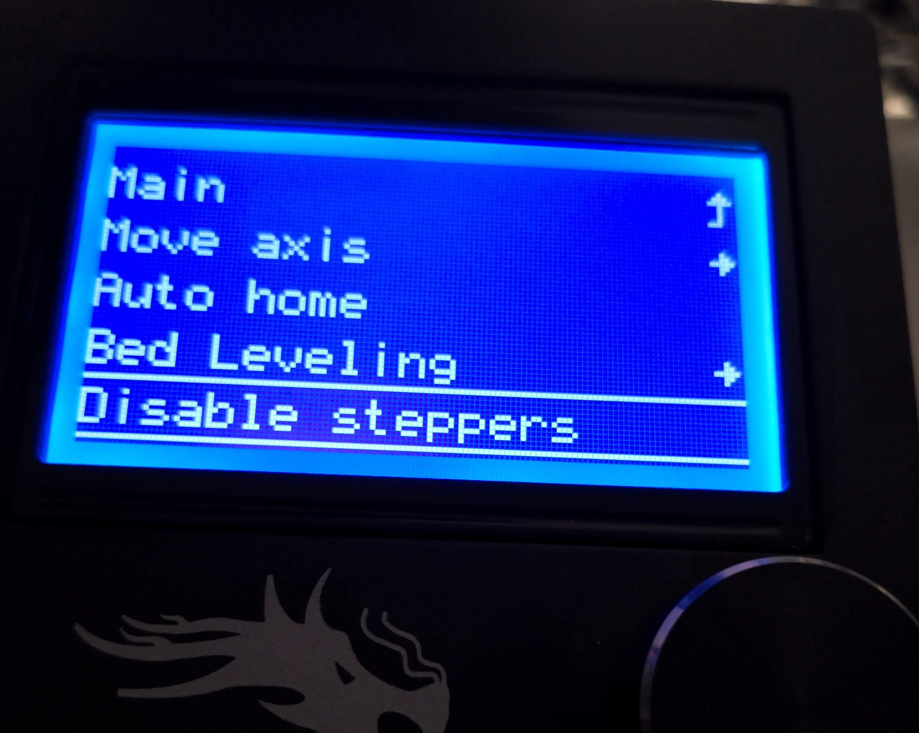 Stepper in Marlin ausschalten
