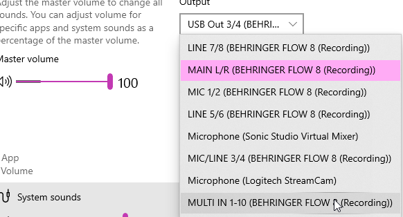 Flow 8 Inputs